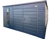 Schowek - domek ogrodowy 3,5x4m + wiata - brama - okno - rynny SO101