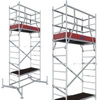 Rusztowanie aluminiowe ClimTec firmy KRAUSE - wysokość robocza 5m