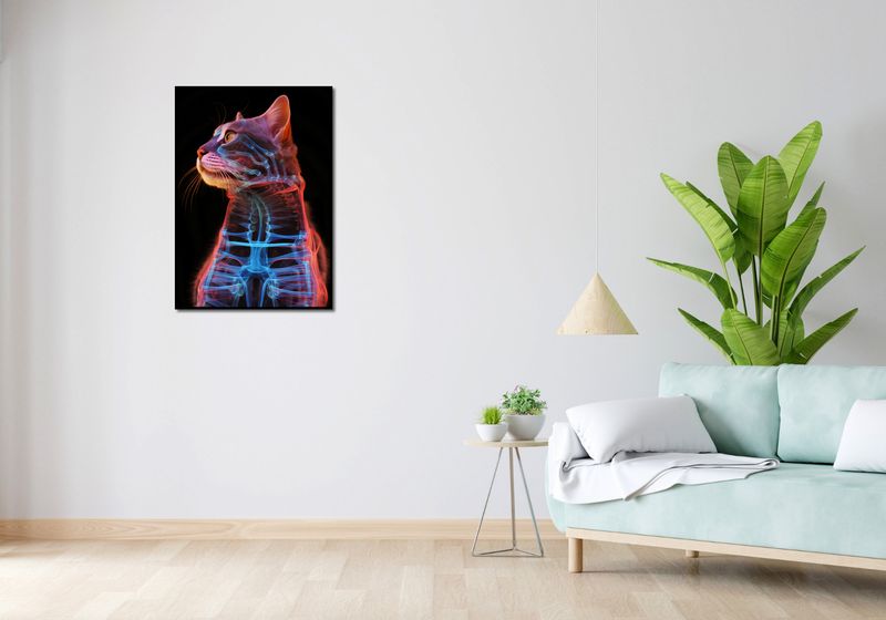 Plakat 59,4x84,1cm Anatomia Kota zdjęcie 4