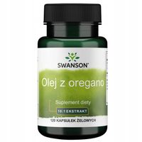 Swanson OLEJ Z OREGANO 150 mg EXTRACT 10:1 120 kapsułek ODPORNOŚĆ Trawienie