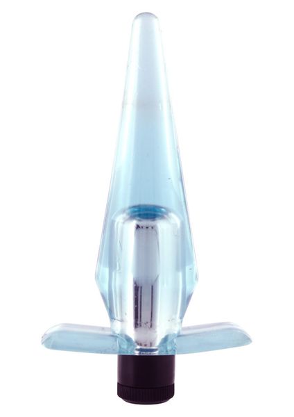 Compact Vibrating Buttplug Transparent zdjęcie 1