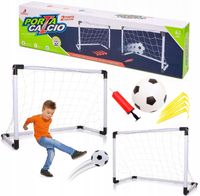 BRAMKI PIŁKARSKIE DO PIŁKI NOŻNEJ DLA DZIECI TRENING + PIŁKA POMPKA