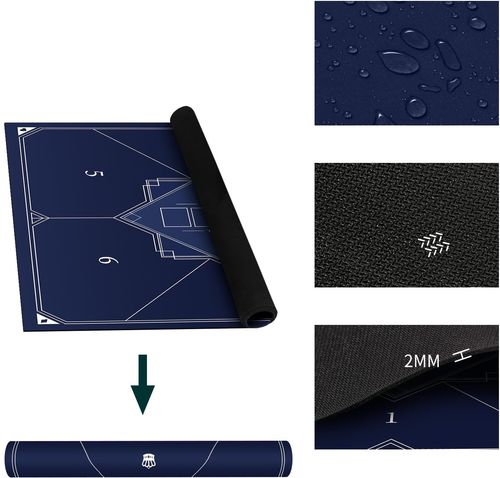 Mata pokerowa LaiEr 120×120 cm Texas Hold'em gumowa do stołów na Arena.pl