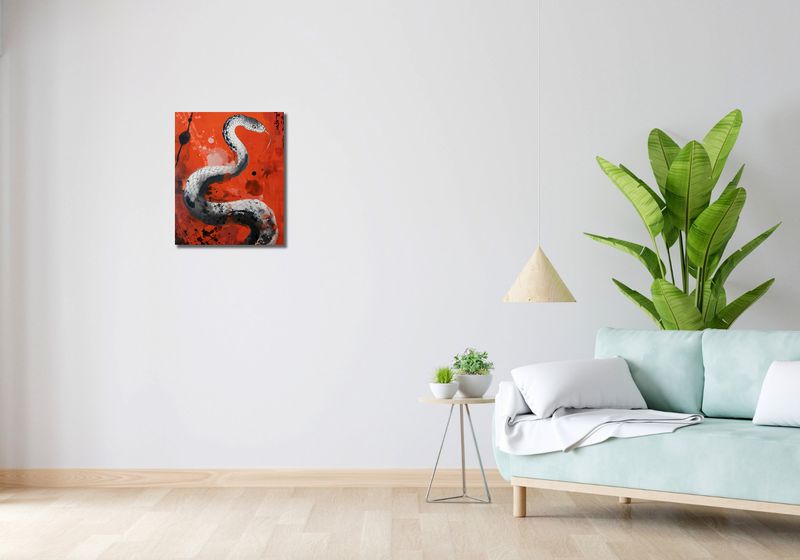 Obraz 40x50cm Smoczy Oddech Węża zdjęcie 2