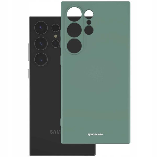 Spacecase Silicone Case Galaxy S24 Ultra Dark Green zdjęcie 3