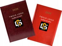 Kalendarz A5 2026 tygodniowy TERMINARZ FIRMOWY LOGO NAZWA FIRMY nadruk