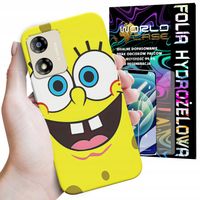 ETUI DO MOTOROLA MOTO E13 - SPONGEBOB BAJKI GRY WYBÓR PLECKI + FOLIA