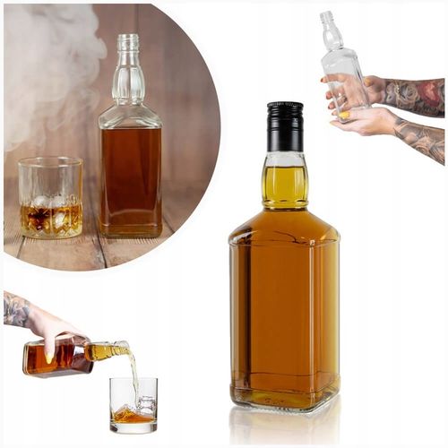 10x Butelki szklane DANIELS 700 ml na Nalewki Whisky Brandy 0,7L 700ml na Arena.pl