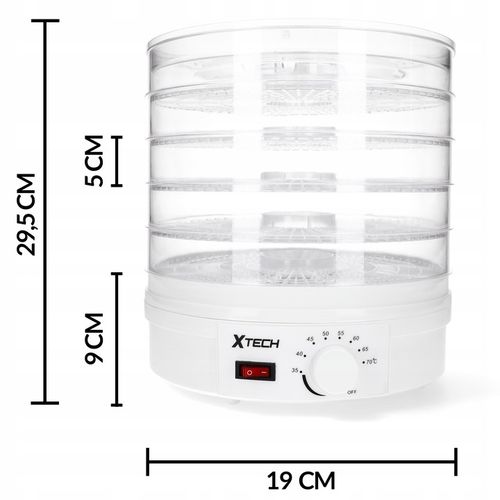 SUSZARKA SPOŻYWCZA DO GRZYBÓW OWOCÓW WARZYW ZIÓŁ ŻYWNOŚCI 600W 5 POZIOMÓW na Arena.pl