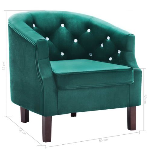 Fotel, zielony, aksamit na Arena.pl