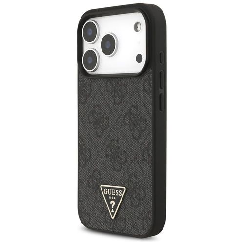 Etui Guess 4G Strap Triangle Logo MagSafe do iPhone 17 Pro czarny na Arena.pl