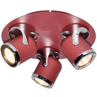 LAMPA sufitowa APRIL 5039 Rabalux regulowana OPRAWA metalowa reflektorki czerwone