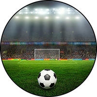 Opłatek na tort Urodziny Piłka Nożna Bramka Gol Klub Boisko Stadion