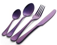 Zestawy Sztućców -LUKSUS - MEGA KOLORY -  24 szt