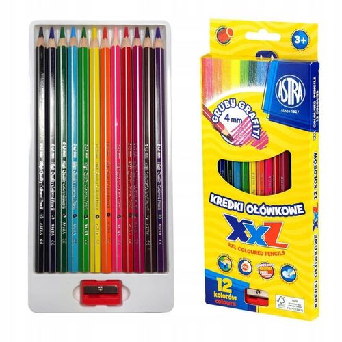 Kredki Ołówkowe Hexagonalne 12Kol Xxl A'12 8146 na Arena.pl