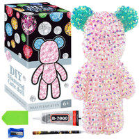 Zestaw Artystyczny Wyklejanka Malowanie Diamentami Figurka Plastyczny Dd124