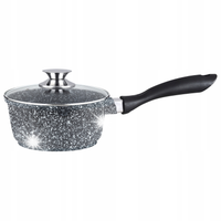 RONDEL Z POKRYWKĄ TRADYCYJNY 1,35L GRANITOWY 16cm INDUKCJA GAZ