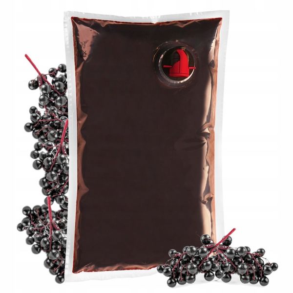 Sok z czarnego bzu 100% OWOCÓW Tłoczony NFC 1,5L zdjęcie 1