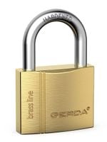 kłódka pałąkowa mosiężna brass line kmz s4010a 40mm blister - mp klo 05342