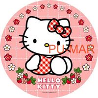 Opłatek na tort HELLO KITTY Kot Kotek Postać Tekst Gratis