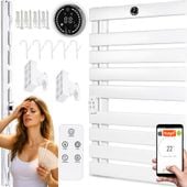 GRZEJNIK ŁAZIENKOWY ELEKTRYCZNY 425W WIFI APP iOS PILOT HACZYKI SUSZARKA