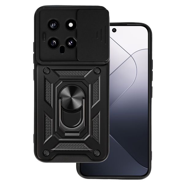 Slide Camera Armor Case do Xiaomi 14 Czarny zdjęcie 1