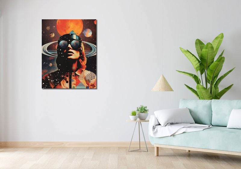 Obraz 70x90cm Kosmiczne Wizje zdjęcie 2