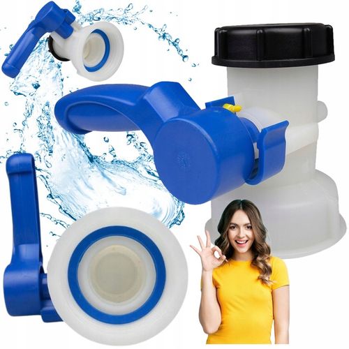 Zawór Korek fi-75 do MAUSER Do Zbiornika 1000l Kran Wąż Mauzer IBC na Arena.pl