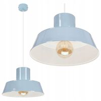 2X BEZPIECZNA NIEBIESKA LAMPA SUFITOWA WISZĄCA LED POKÓJ DZIECIĘCY NA PREZE