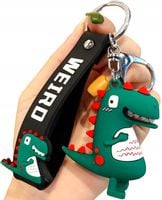 Zwierzak Dinosaur Brelok do kluczy torby zawieszka F49_Ciemnozielony