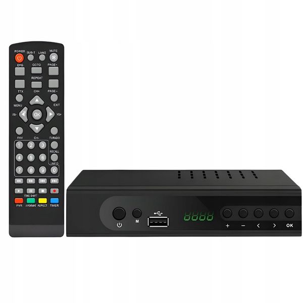DEKODER TUNER TV NAZIEMNEJ HDMI USB HD DVB-T2 zdjęcie 12
