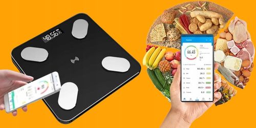 WAGA ŁAZIENKOWA BLUETOOTH SMART 25w1 180Kg ANALITYCZNA INTELIGENTNA + na Arena.pl