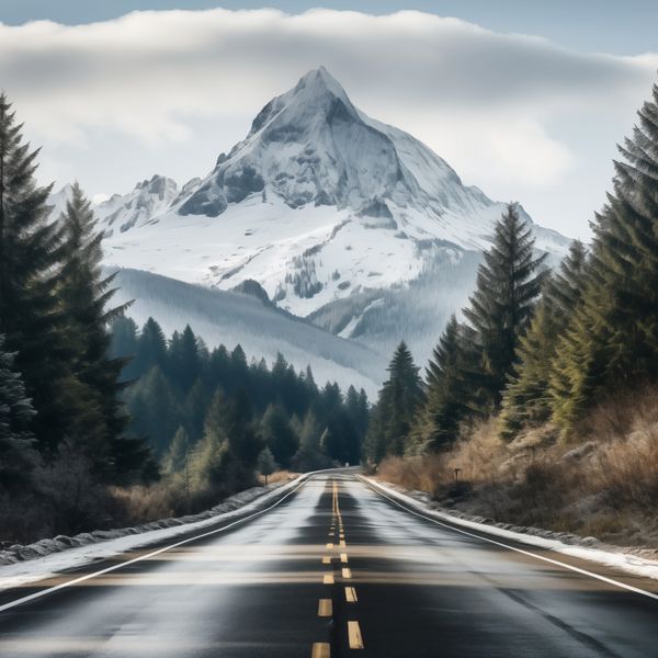 Plakat 90x90cm Odważna Podróż zdjęcie 1