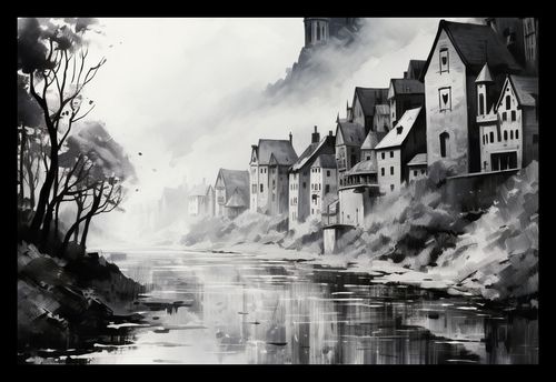 Plakat 30x20cm Mglisty Refleks na Arena.pl