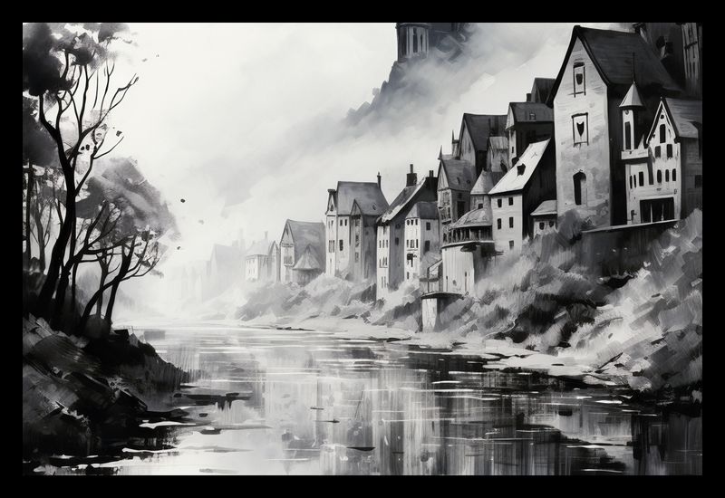 Plakat 30x20cm Mglisty Refleks zdjęcie 2