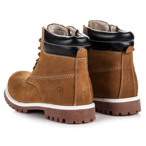 Skórzane traperki r.39 na Arena.pl