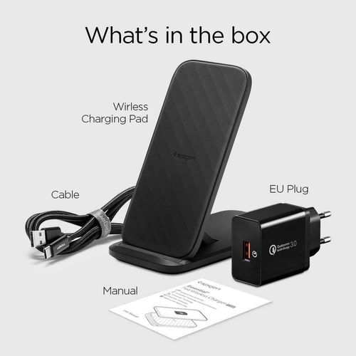 Spigen F316W Wireless Charger Black na Arena.pl