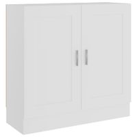 Szafka na książki, biała, 82,5 x 30,5 x 80 cm, płyta wiórowa