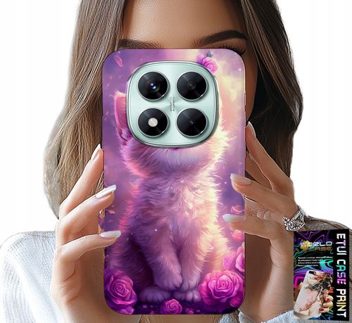 ETUI DO XIAOMI NOTE 14 PRO+ 5G - SŁODKI KOTEK, KOT, WZORY ZE ZWIERZĘTAMI na Arena.pl
