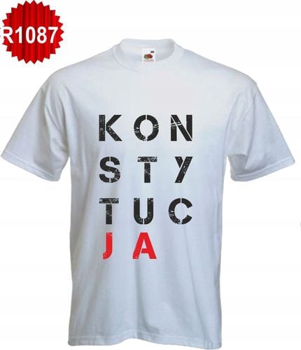 KOSZULKA z nadrukiem KONSTYTUCJA protest twój druk na Arena.pl