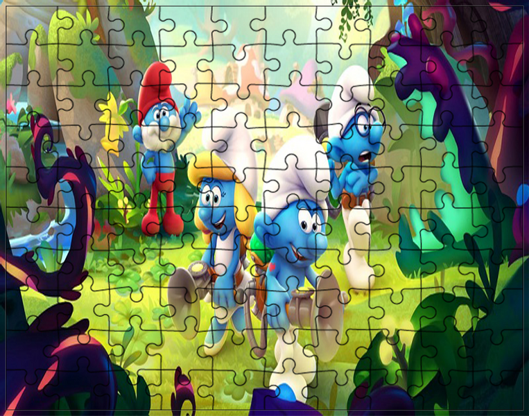 Puzzle Smerfy zdjęcie 1