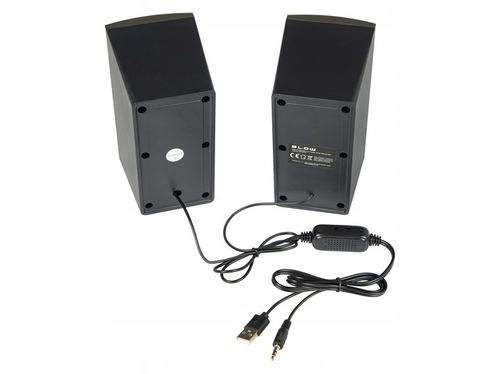 GŁOŚNIKI KOMPUTEROWE DO KOMPUTERA LAPTOPA USB 5V MP3 MINI JACK 3.5 mm na Arena.pl