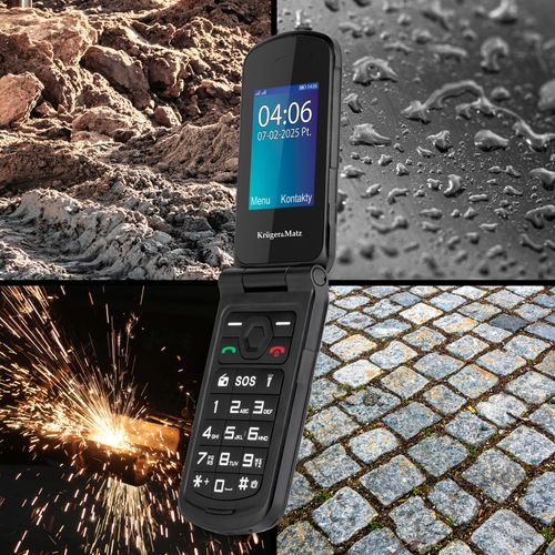 Telefon Kruger&Matz IRON 5 Flip 4G Bluetooth Dual SIM na Arena.pl