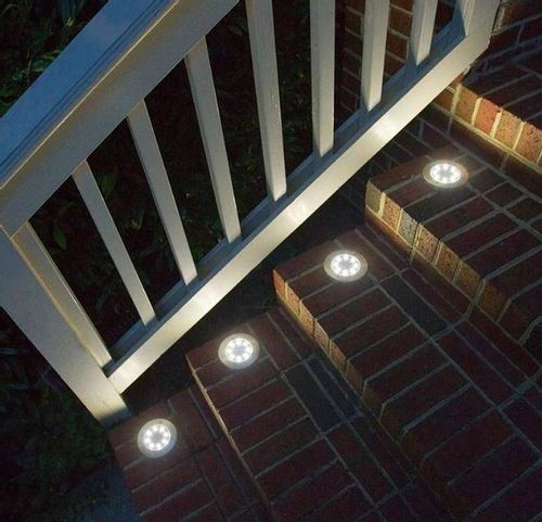 OGRODOWE LAMPKI SOLARNE GRUNTOWE SHINE DISK 4x na Arena.pl