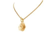 choker z ażurowym kwiatem (c23/jes/28au)