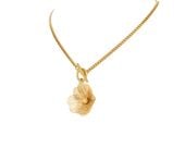 choker z ażurowym kwiatem (c23/jes/28au)