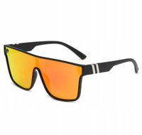 OKULARY Męskie PRZECIWSŁONECZNE Filtr UV400 Lustrzanki MAXAIR Orange + ETUI