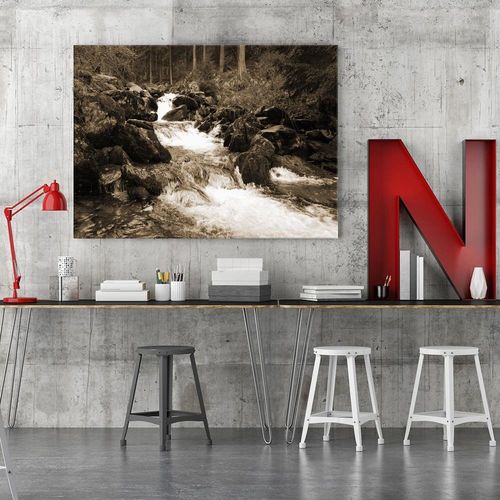 Obraz na płótnie - Canvas, Górski potok 1 90x60 na Arena.pl