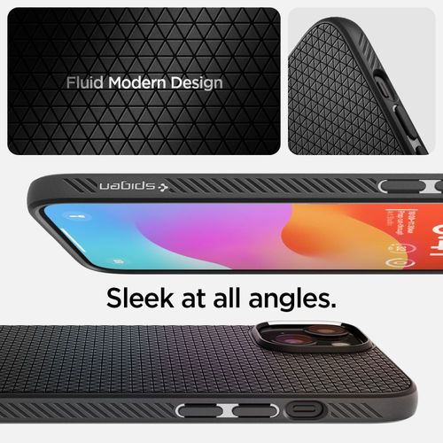 SPIGEN LIQUID AIR IPHONE 15 PLUS MATTE BLACK na Arena.pl