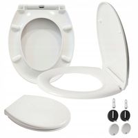 Deska WC duroplast wolno opadająca i wypinana koło uniwersalna